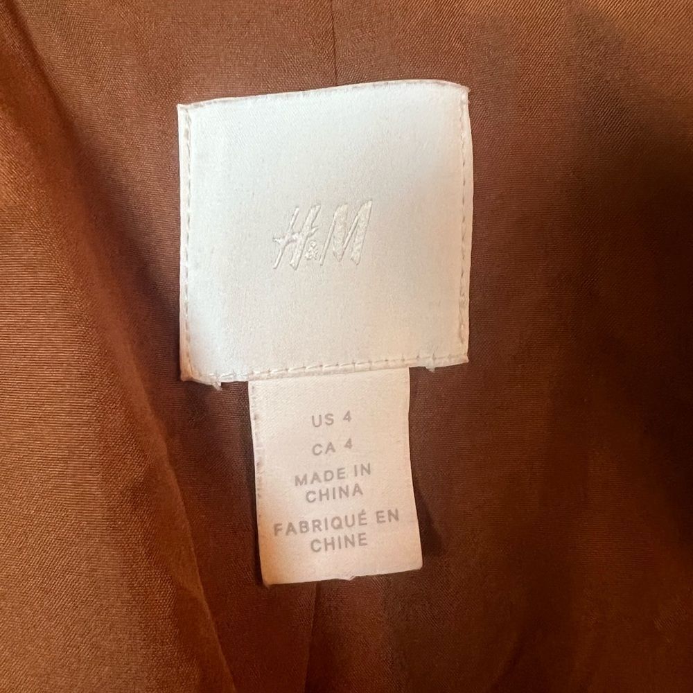 H&M Faux shearling jacket size 4 - Picture 9 of 10